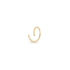 14K gold hoop nose ring