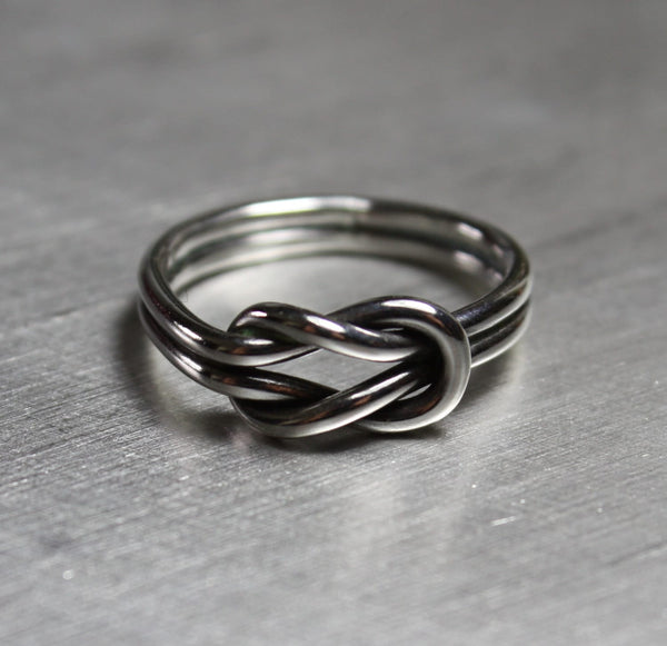 hercules knot ring in sterling silver
