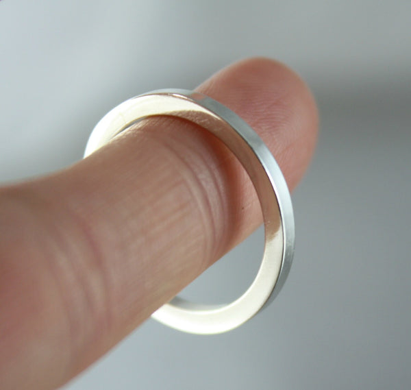 stackable square wire ring