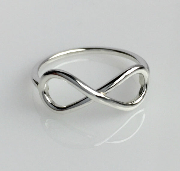 infinity symbol ring 925 silver